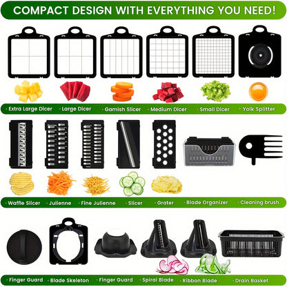 22-in-1 Gemüseschneider Set