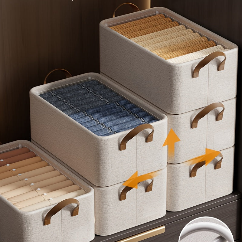 Kleider-Organizer Set – 4 faltbare Aufbewahrungsboxen