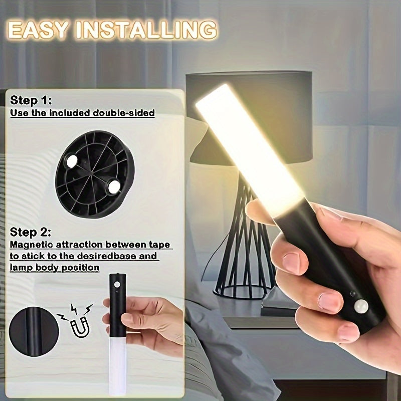 1 Stück Bewegungsmelder Nachtlicht – USB, Magnetisch, Kabellos