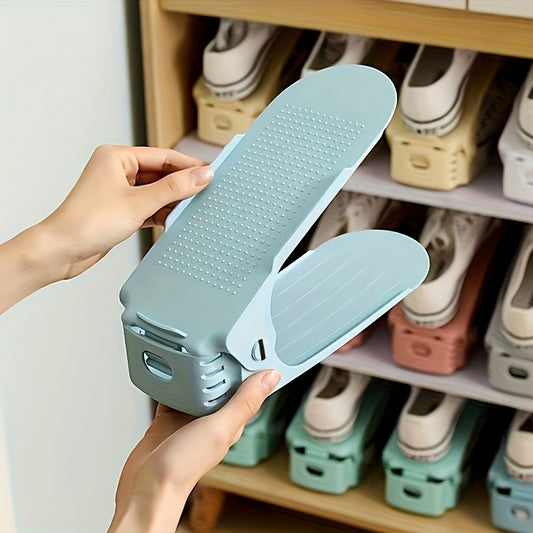 10er Schuhregal aus Kunststoff – Platzsparend, Höhenverstellbar