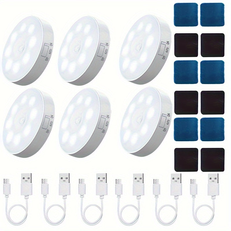 6er Set AMill Smart LED Bewegungsmelder-Lichter