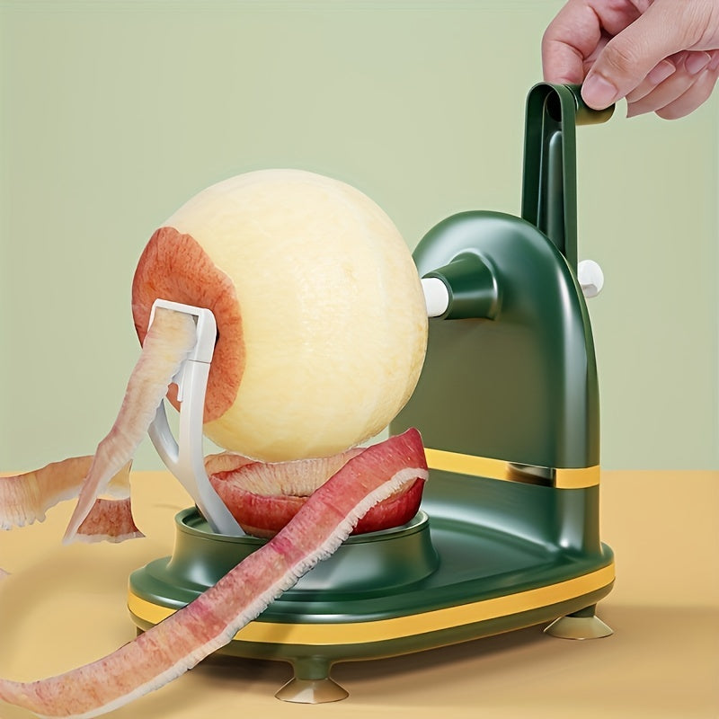 Kurbel-Apfelschäler mit Halterung