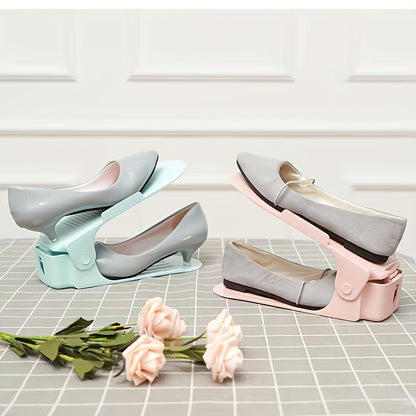 10er Schuhregal aus Kunststoff – Platzsparend, Höhenverstellbar